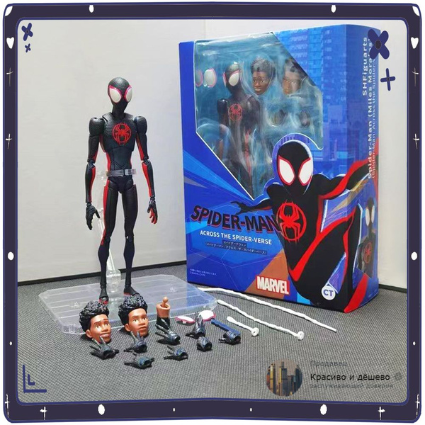 человек паук игрушка Майлз Моралес Супергерой Marvel Модель подвижной ...