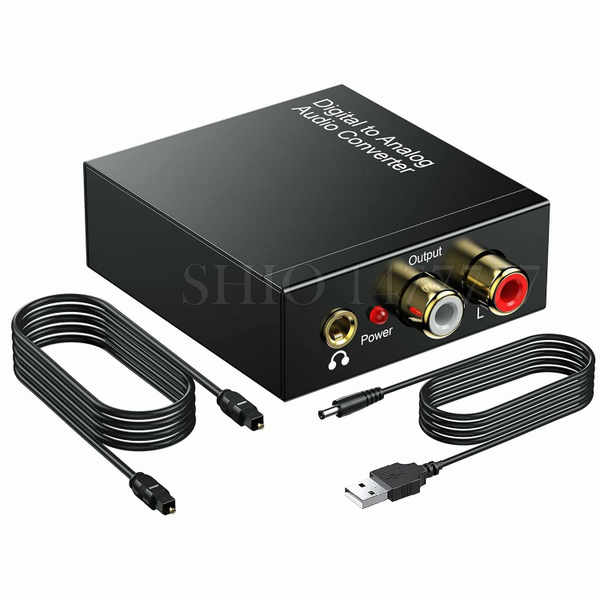 Конвертер переходник звуковой с оптики (Toslink/SPDIF) на jack 3.5mm ...