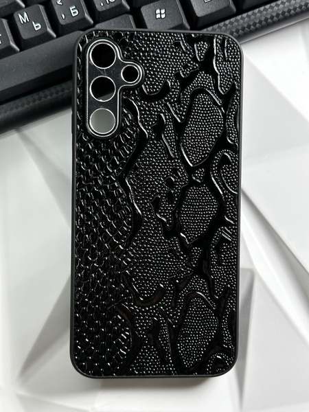 Чехол кожаный на Samsung Galaxy A15 /Чехол на Самсунг А15 с защитой ...