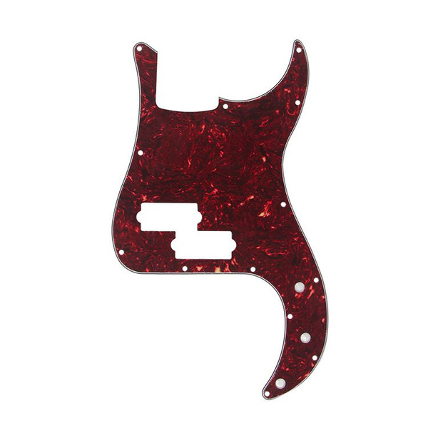 Панель/пикгард для бас гитары. Pickguard Precision Bass коричневый ...