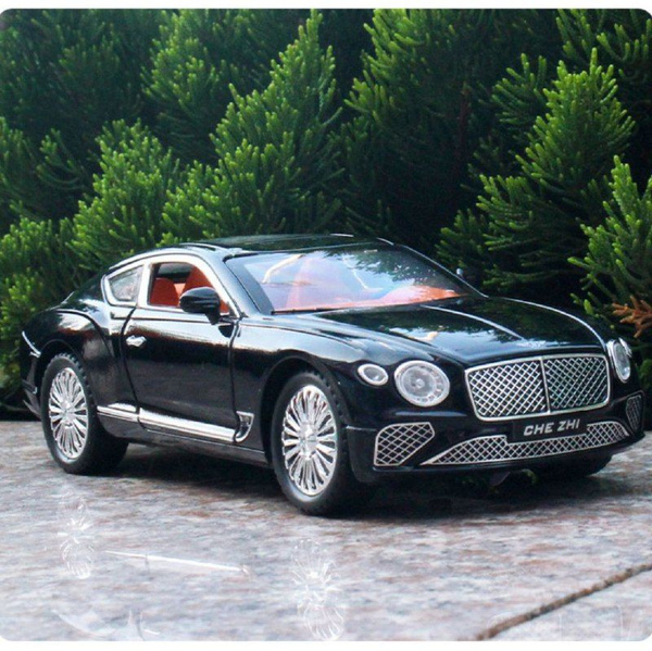 Машинка игрушка металлическая Bentley Continental GT / багажником ...