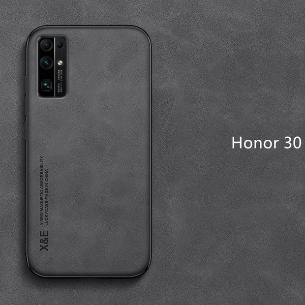 Кожа чехол для Honor 30 Магнитное притяжение внутри ( Хонор 30 ...