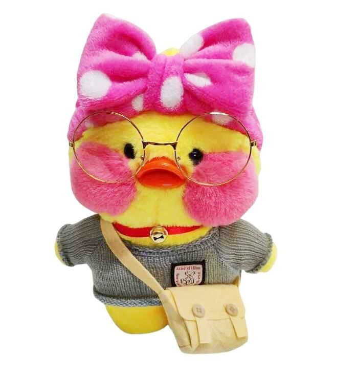Характеристики Утка мягкая игрушка / Плюшевая уточка lalafanfan duck ...