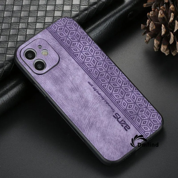 Чехол для Apple iPhone 11 / Противоударный Текстурный / С защитой ...