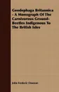 Geodephaga Britannica - A Monograph Of The Carnivorous Ground-Beetles Indigenous To The British Isles - John Frederic Dawson