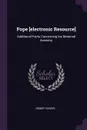Pope .electronic Resource.. Additional Facts Concerning his Maternal Ancestry - Robert Davies