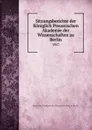 Sitzungsberichte der Koniglich Preussischen Akademie der Wissenschaften zu Berlin. 1917 - Deutsche Akademie der Wissenschaften zu Berlin