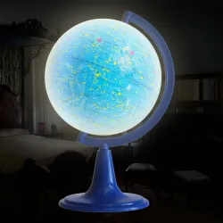 Диаметр 150 мм. Глобус станет прекрасным пособием для юных астрономов с изображением млечного пути, звезд, а  ...
