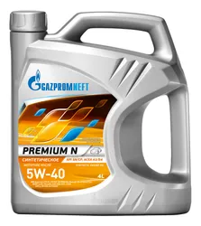 Gazpromneft Premium N 5w-40 Api Sn/Cf Acea A3/B4 - 4 Л.   ...