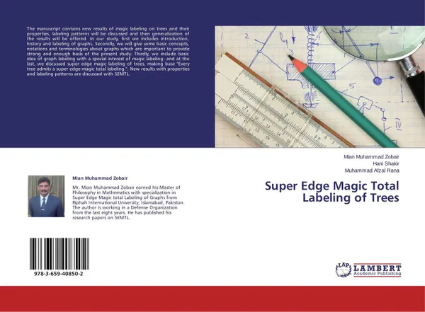 Обложка книги Super Edge Magic Total Labeling of Trees, Mian Muhammad Zobair,Hani Shakir and Muhammad Afzal Rana