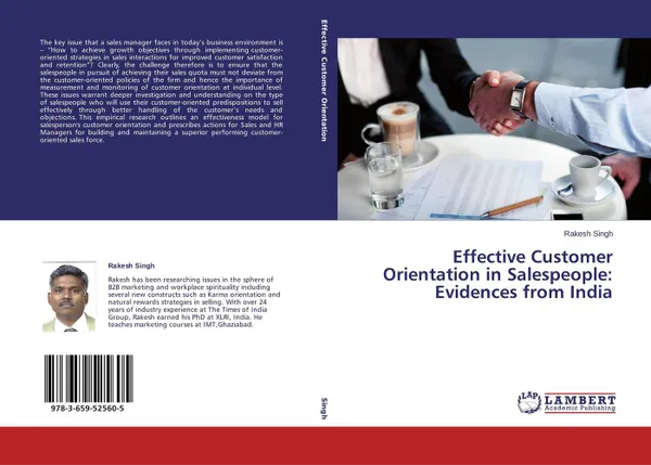 Обложка книги Effective Customer Orientation in Salespeople: Evidences from India, Rakesh Singh