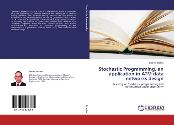 Обложка книги Stochastic Programming, an application in ATM data networks design, Osama Ibrahim