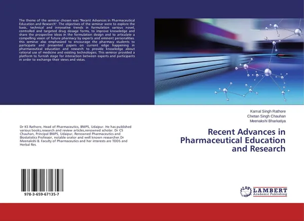 Обложка книги Recent Advances in Pharmaceutical Education and Research, Kamal Singh Rathore,Chetan Singh Chauhan and Meenakshi Bharkatiya