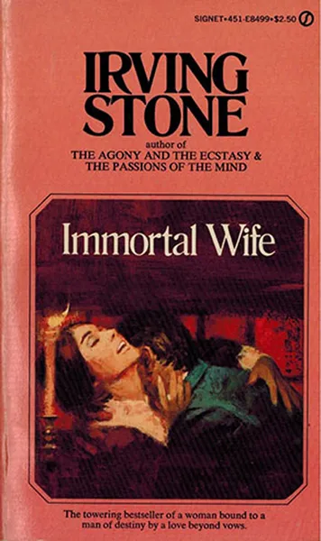 Обложка книги Immortal Wife, Stone Irving