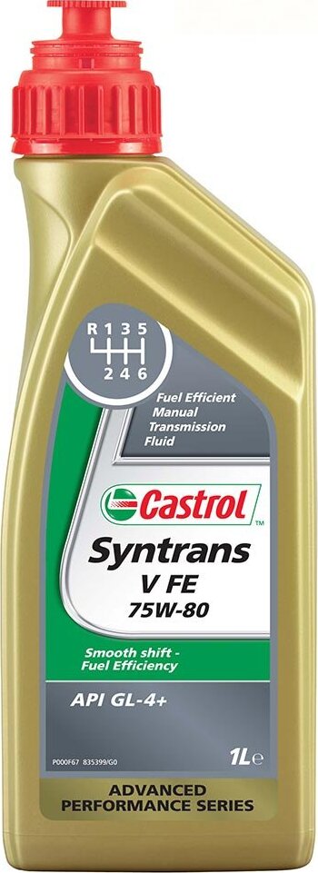 фото Масло трансмиссионное Syntrans V FE 75W-80 1л API GL-4 для МКПП Castrol