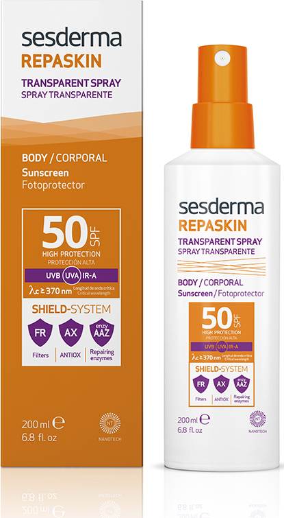 фото Солнцезащитный спрей Sesderma Repaskin, SPF 50, 200 мл