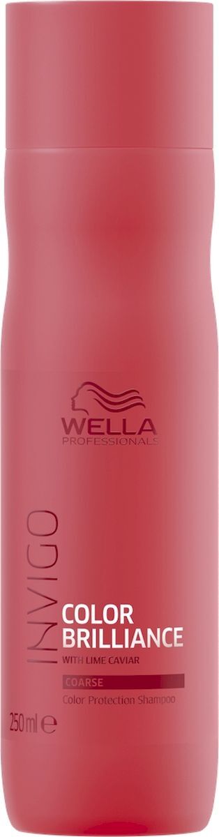 фото Wella Invigo Color Brilliance Шампунь для защиты цвета окрашенных жестких волос, 250 мл Wella professionals