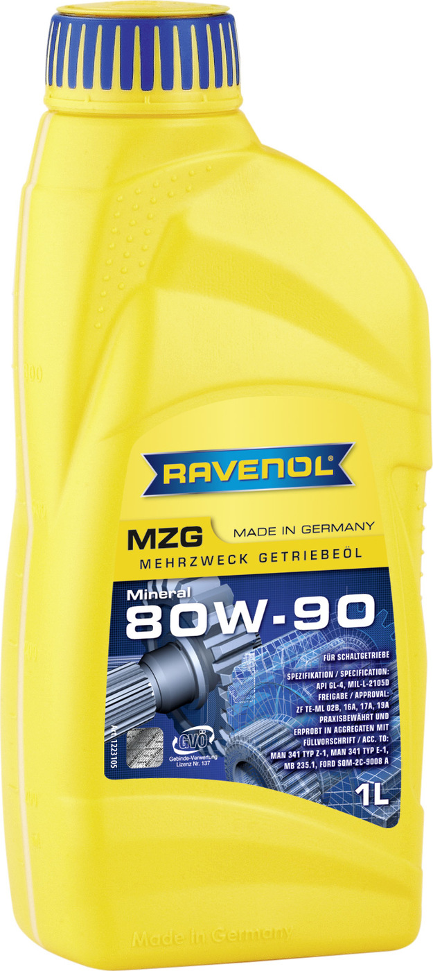 фото Трансмиссионное масло RAVENOL Getriebeoel MZG SAE 80W-90 GL-4 ( 1л) new