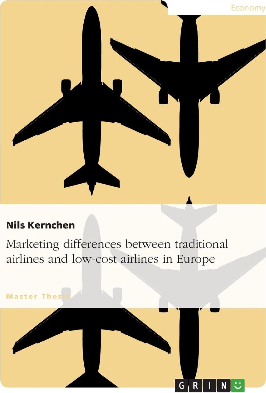 фото Marketing differences between traditional airlines and low-cost airlines in Europe