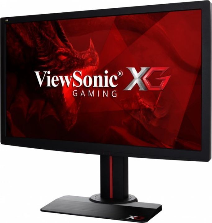 фото Монитор 27" Viewsonic Gaming XG2702 Black-Red с поворотом экрана (LED, 1920x1080, 144Hz, 1 ms, 170°/160°, 400 cd/m)