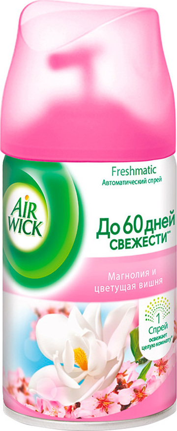 фото Освежитель воздуха AIRWICK сменный флакон Магнолия и цветущая вишня, 250 мл