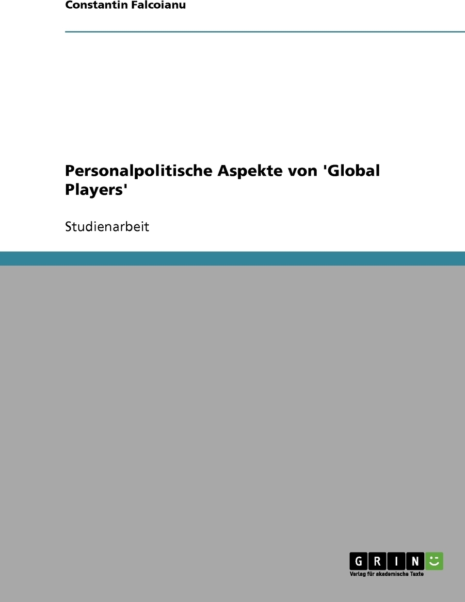 фото Personalpolitische Aspekte von 'Global Players'