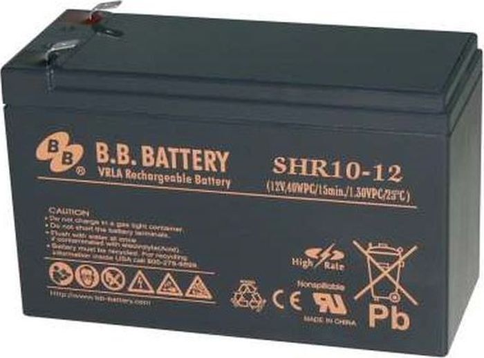 Батарея для ИБП BB SHR 10-12, черный