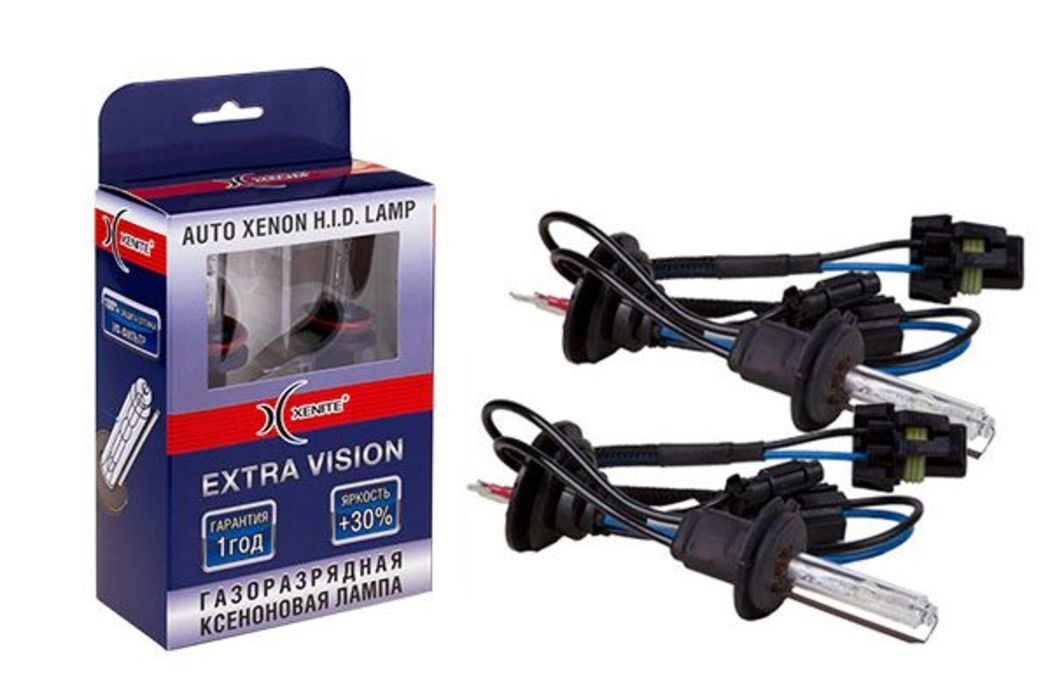 Ксеноновая лампа Xenite H7 EXTRA VISION+30`00к 35W (комплект 2 шт.)
