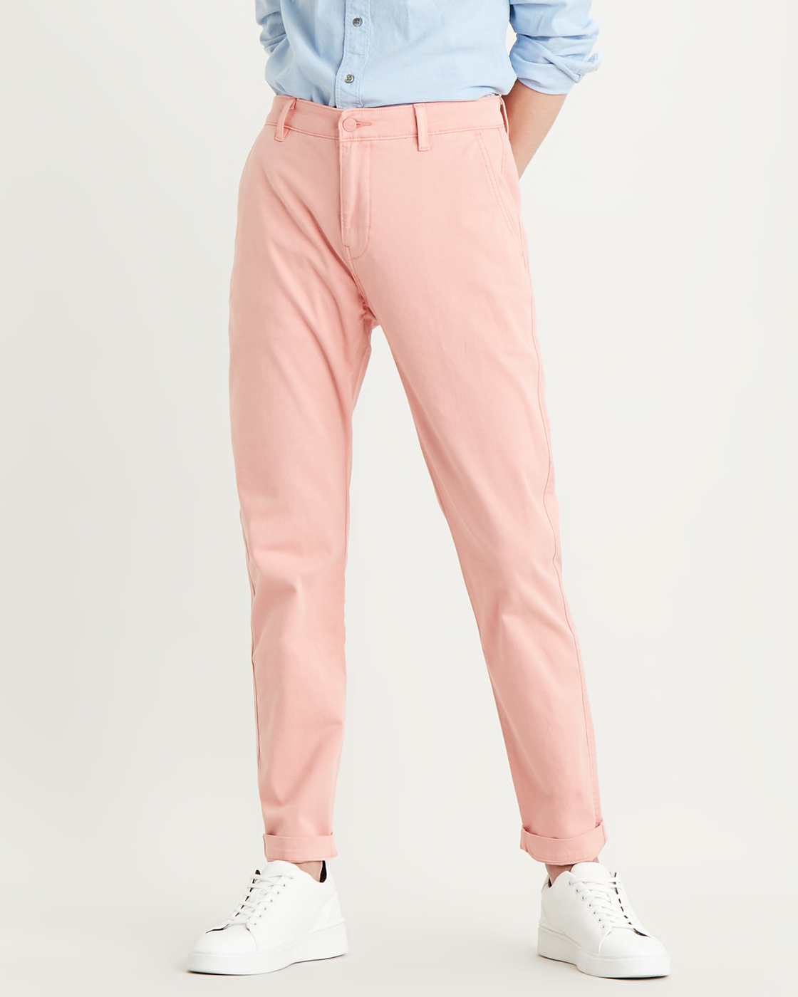 Розовые брюки мужские