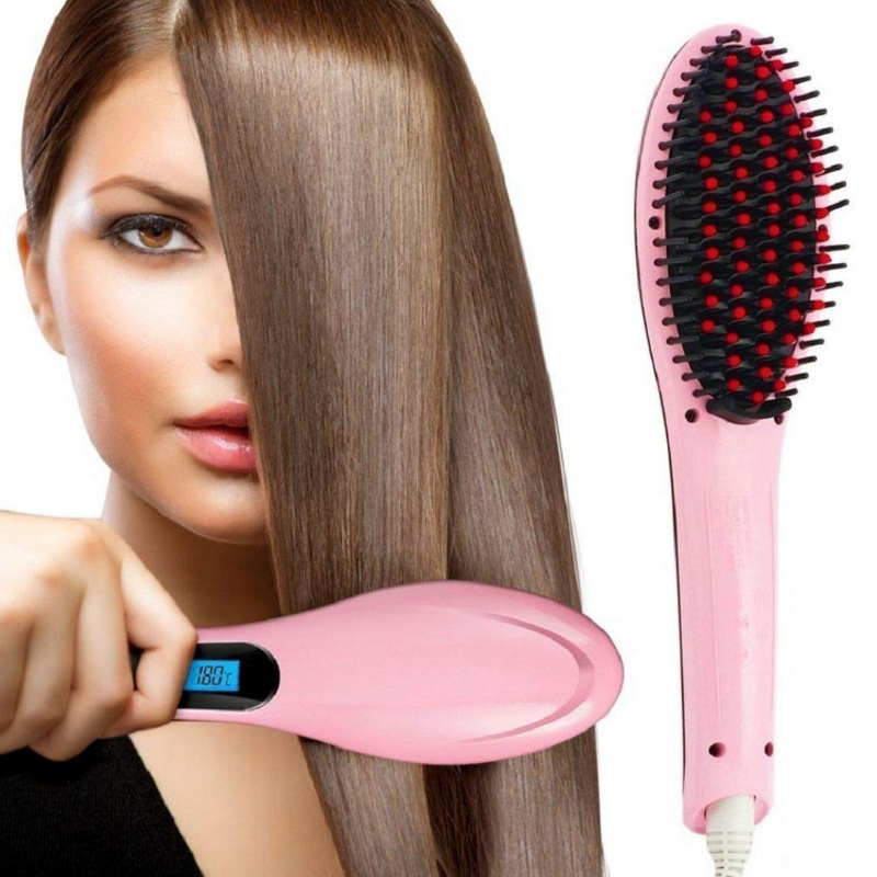 Как пользоваться расческой для выпрямления волос fast hair straightener