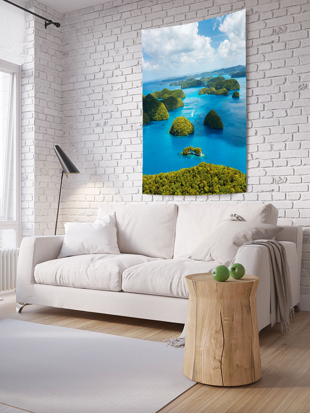 Постер море