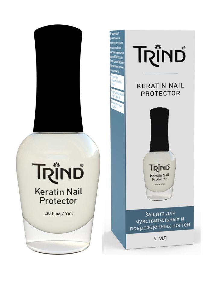 Trind Keratin Nail Protector  Кератиновая защита ногтей 