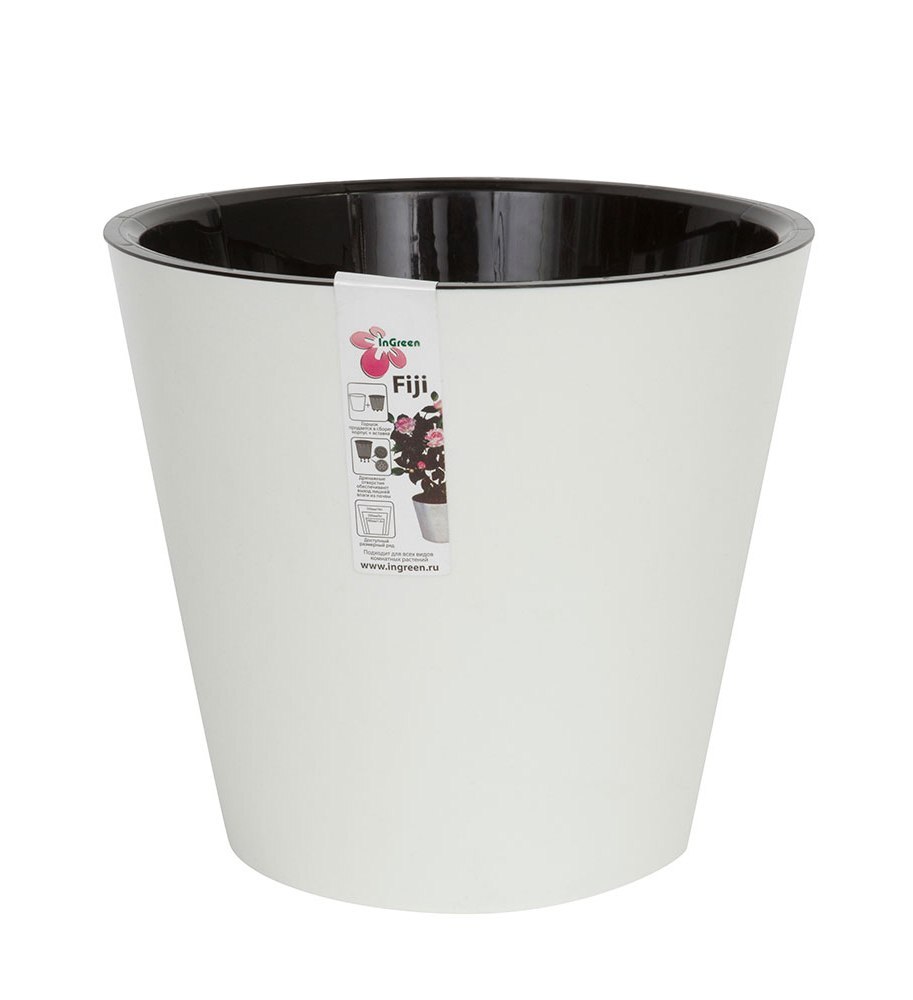 кашпо ingreen фиджи ing1557, 16 л. кашпо на 16 литров. горшок ингрин красный. кашпо ingreen фиджи 16л. кашпо на 16 литров.