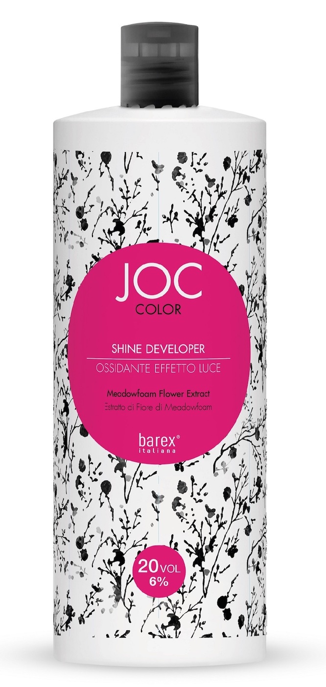 BAREX. Оксигент для крем краски JOC COLOR с эффектом блеска 6% профессиональный Shine Developer JOC COLOR 1000 мл