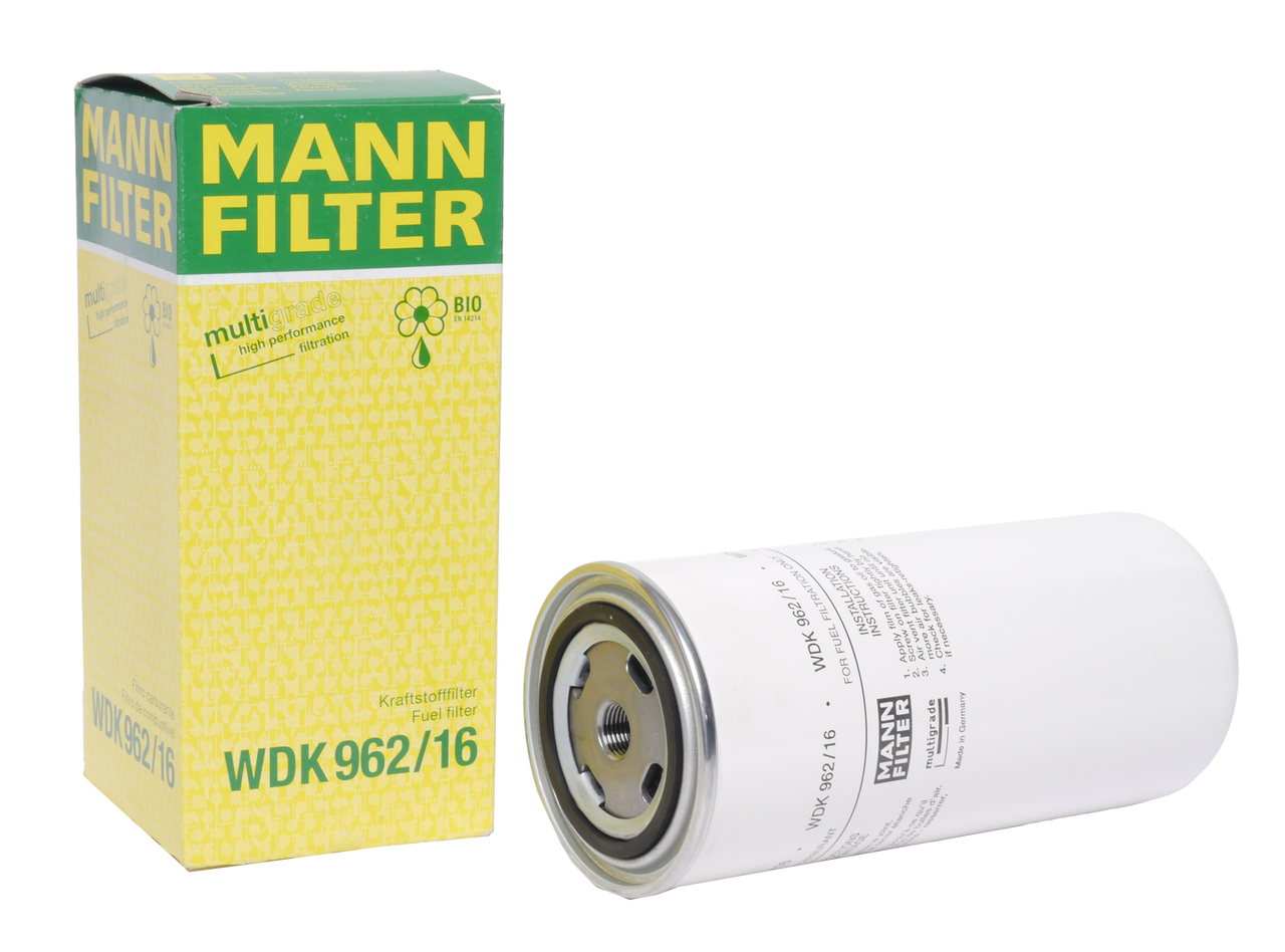 Фильтр тонкой очистки ман. Фильтр топливный Mann wdk962/16. Фильтр топливный Mann&Hummel WDK 962/16. Фильтр топливный Mann wdk962/1. 962/16 Фильтр топливный КАМАЗ.