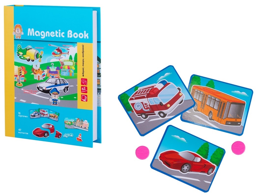 Развивающая игра Веселый транспорт Book TAV032 купить с