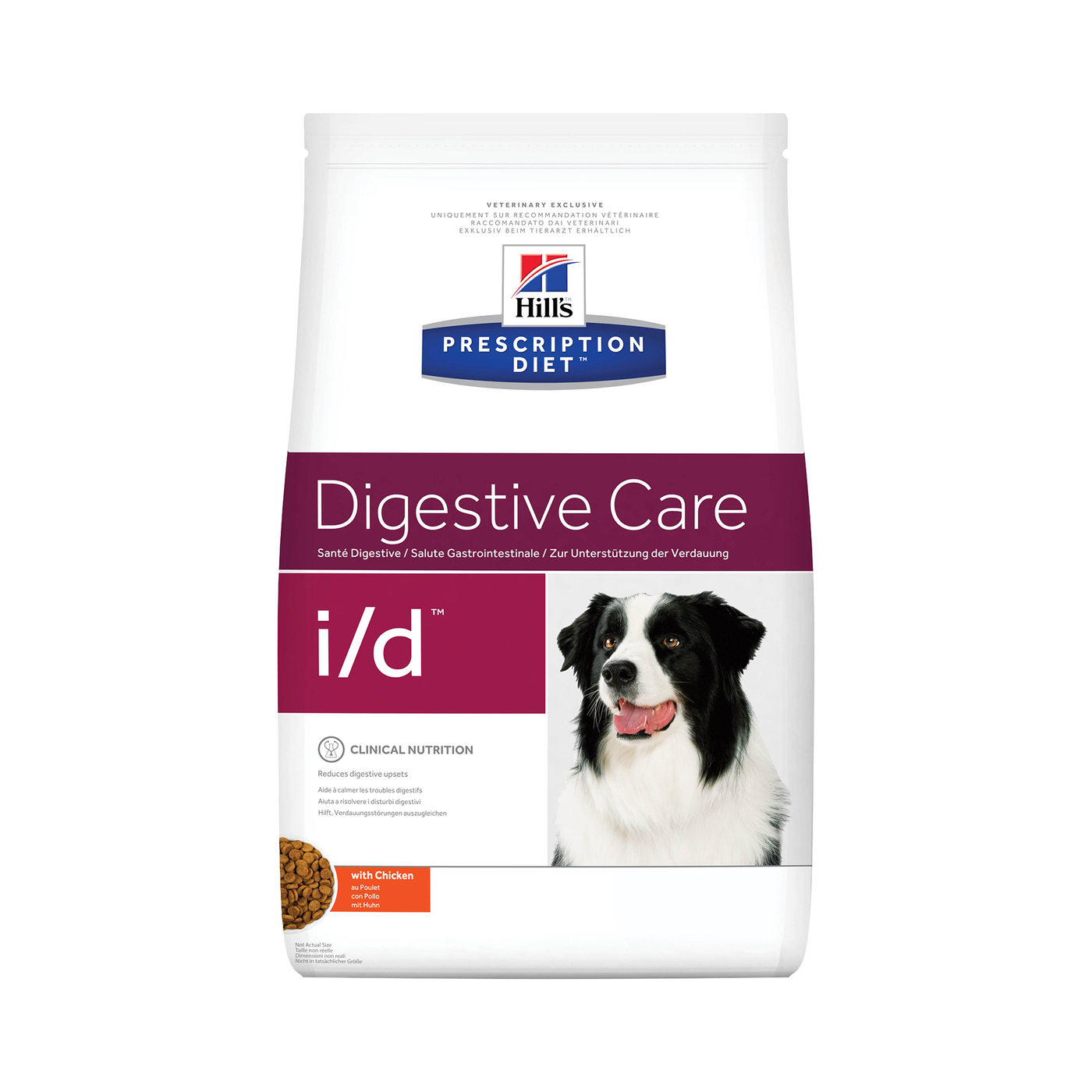 Сухой диетический корм для собак Hill's Prescription Diet i/d Digestive Care при расстройствах пищеварения, жкт, с курицей 2 кг - изображение