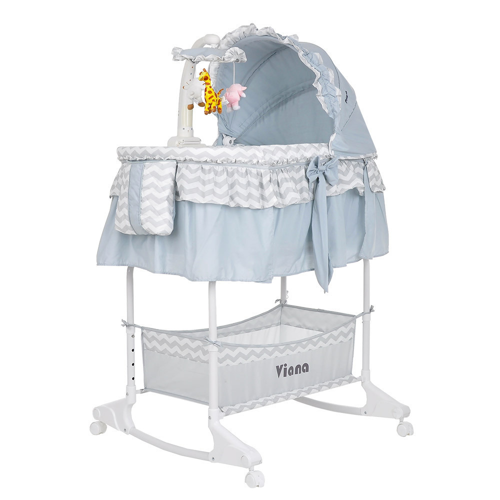Колыбель Pituso 3 в 1 Viana Wave Grey Кровать детская, колыбель ...