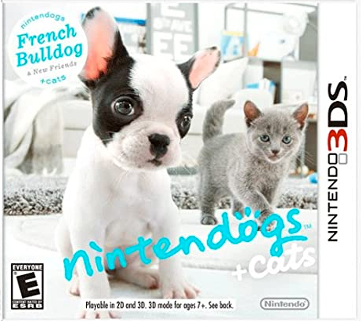 Игра Nintendogs + cats: Французский бульдог и новые друзья (Nintendo 3DS Языки: Английский/Русский/Французский/Испанский/Немецкий/Итальянский/Нидерландский/Португальский)