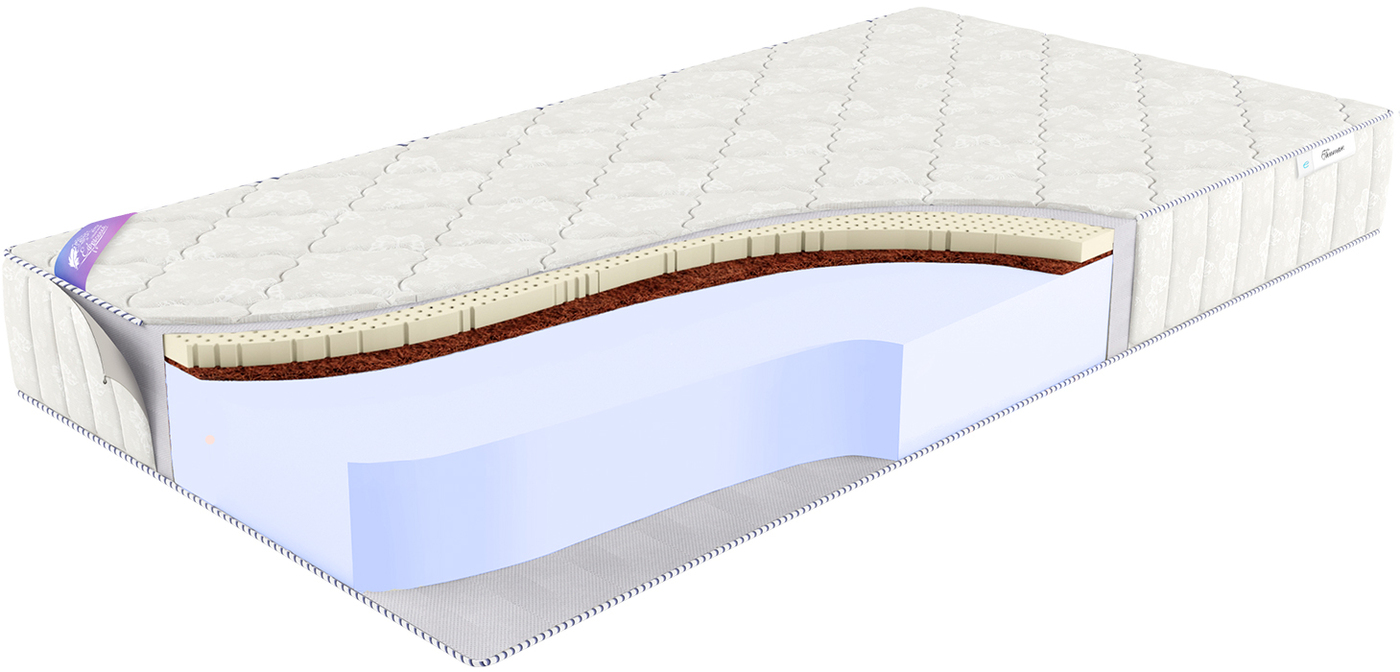 Матрас Аскона Кокос Орто 60x170 ортопедический пружинный