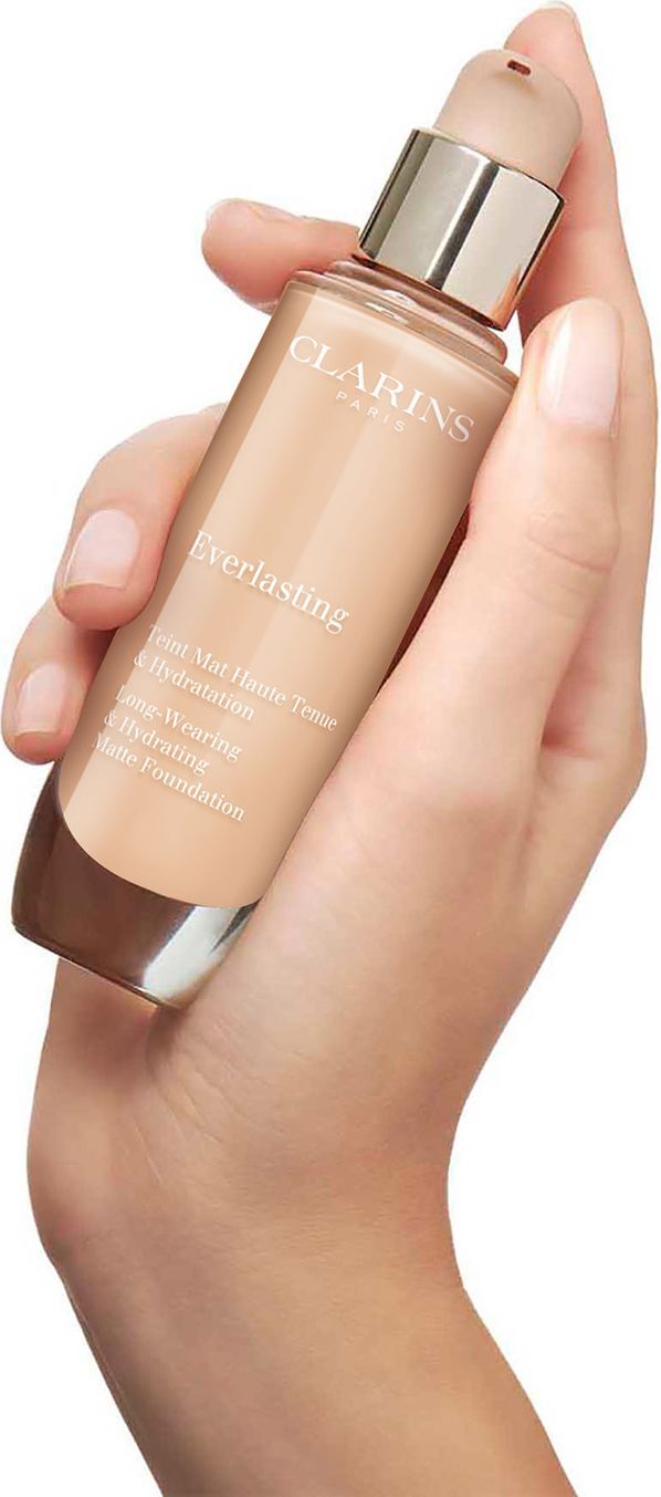 Clarins everlasting устойчивый. Clarins тональный Everlasting тональный крем. 108.3 Clarins тональный Everlasting. Тональник Clarins 108.3. Clarins устойчивый тональный крем Everlasting.