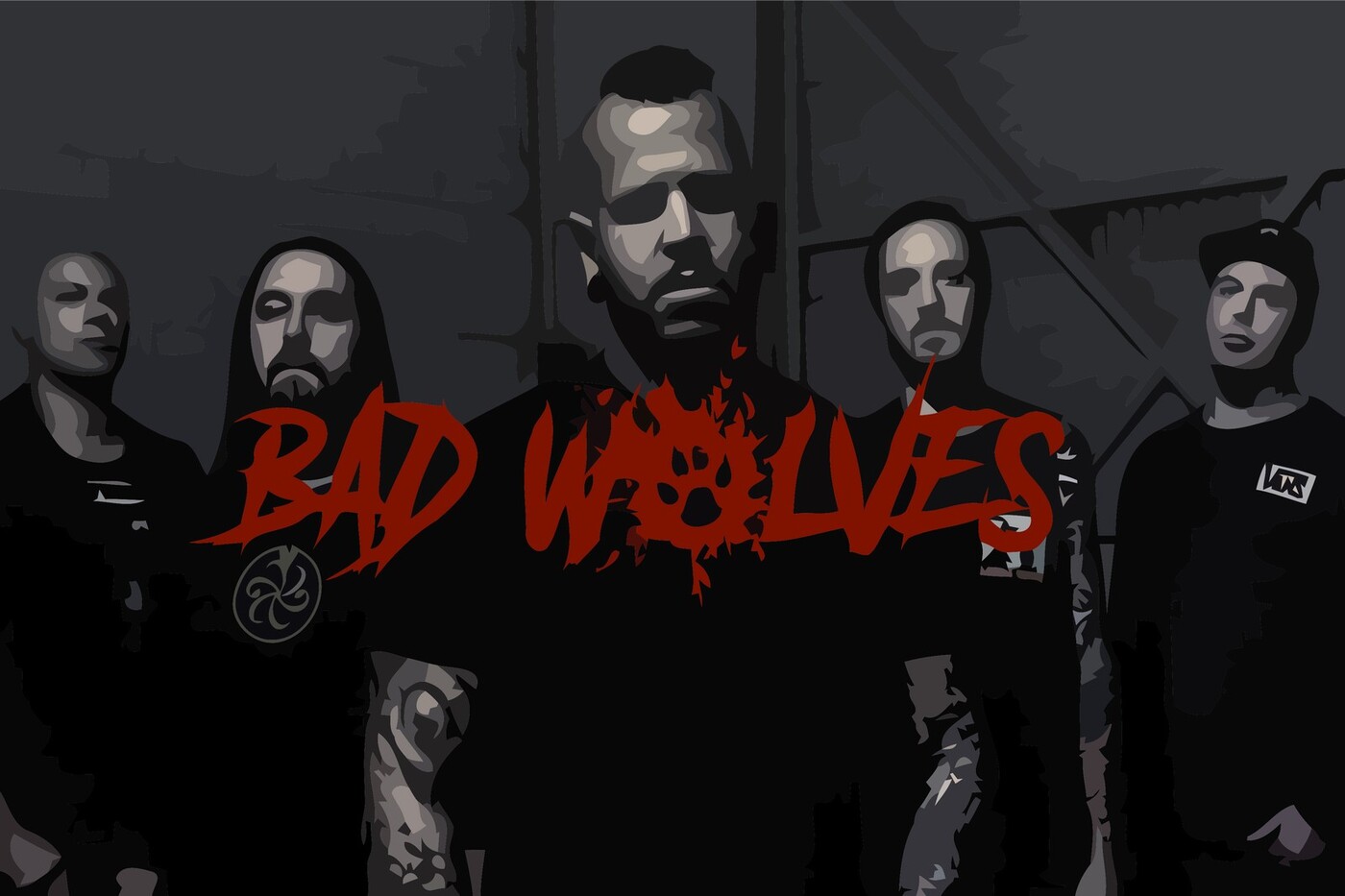 Bad wolves песни. Группа Bad Wolves. Bad Wolves солист. Джон Беклин Bad Wolves. Плохие волки группа.