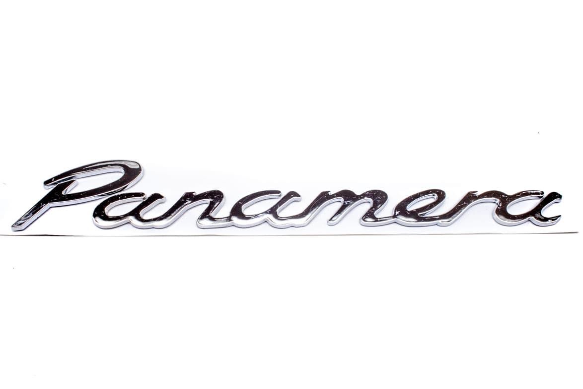 Шильдик Panamera на багажник для Порше Panamera пластик хром - купить по выгодны