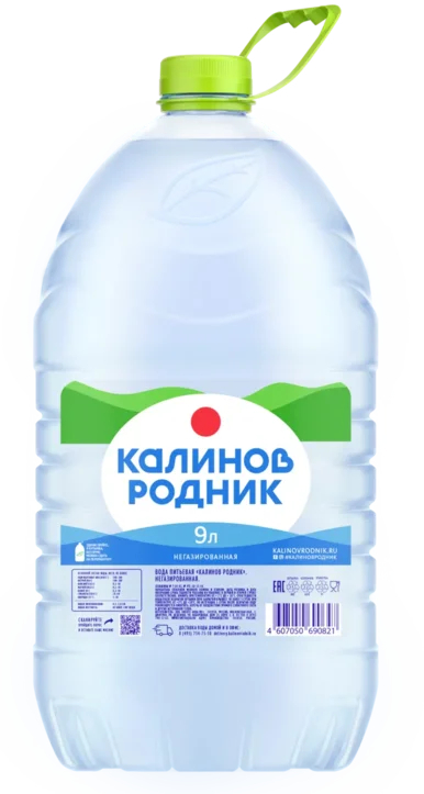 КалиновРодникВодаПитьеваяНегазированная9000мл.1шт