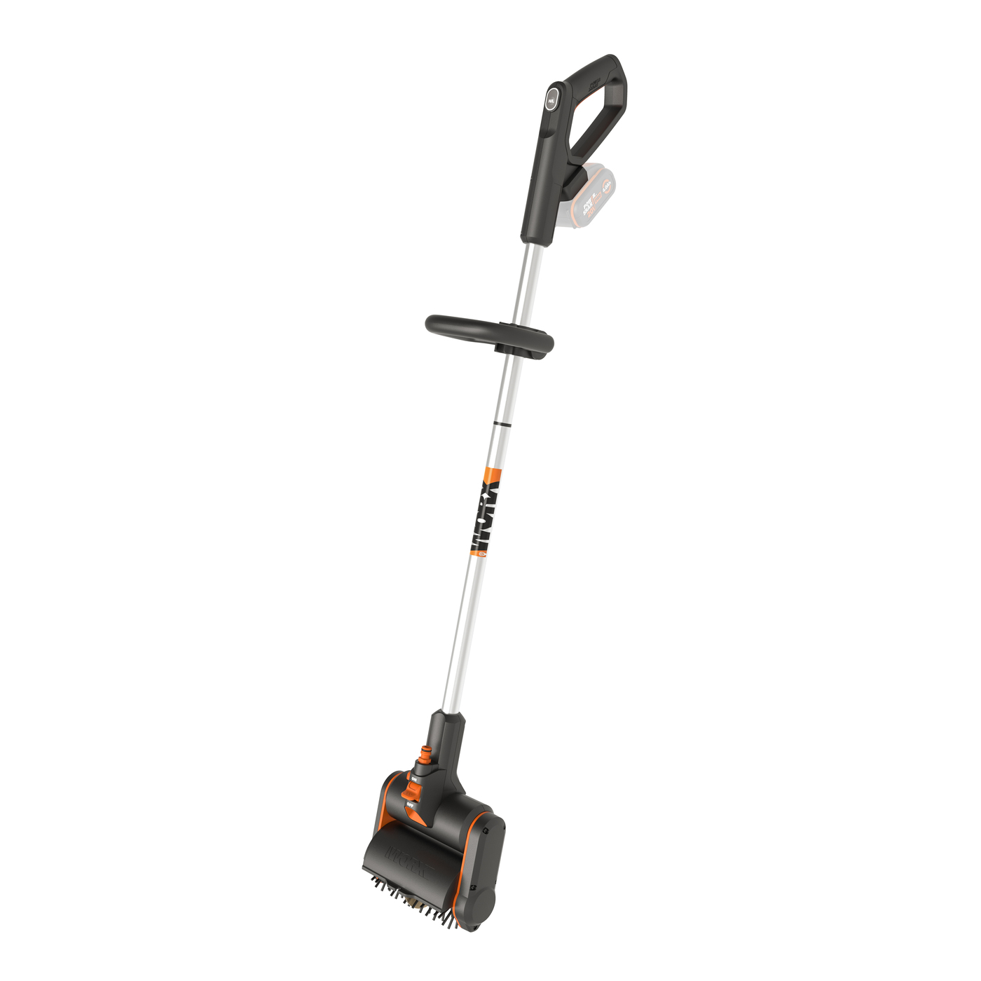 Щетка для чистки дорожек WORX WG441E, 20В, 4Ач х1, ЗУ, коробка