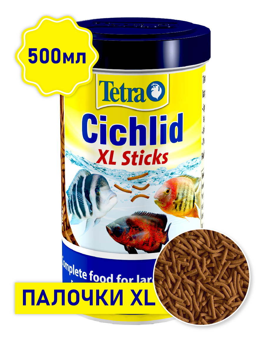 Tetra Cichlid Sticks 0,5л корм для цихлид (блоки), купить оптом в