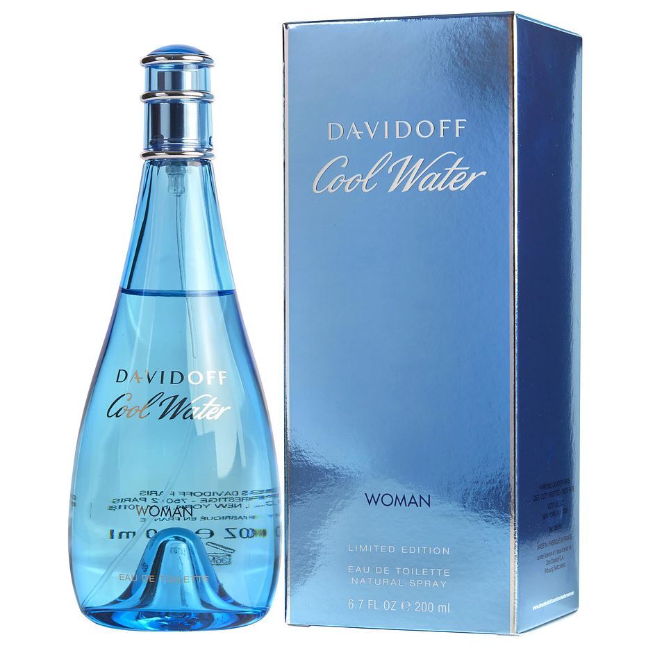 davidoff cool water woman edt 200ml