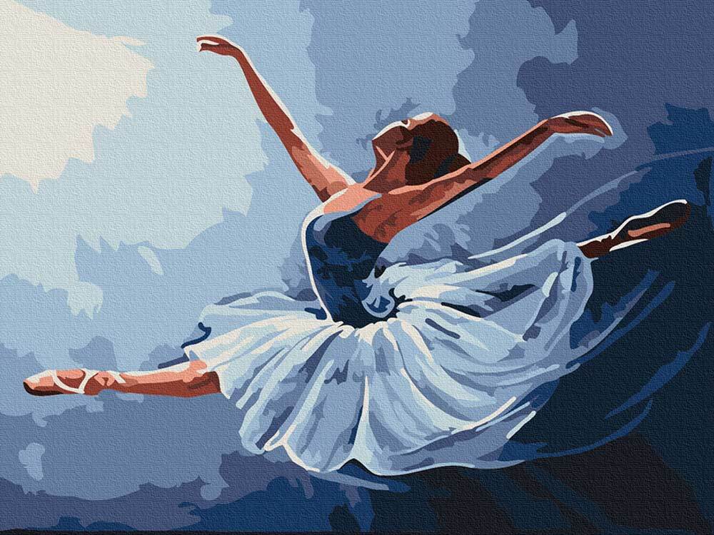 Картина по номерам Molly "Балерина в танце", 15x20 см — купить в ...