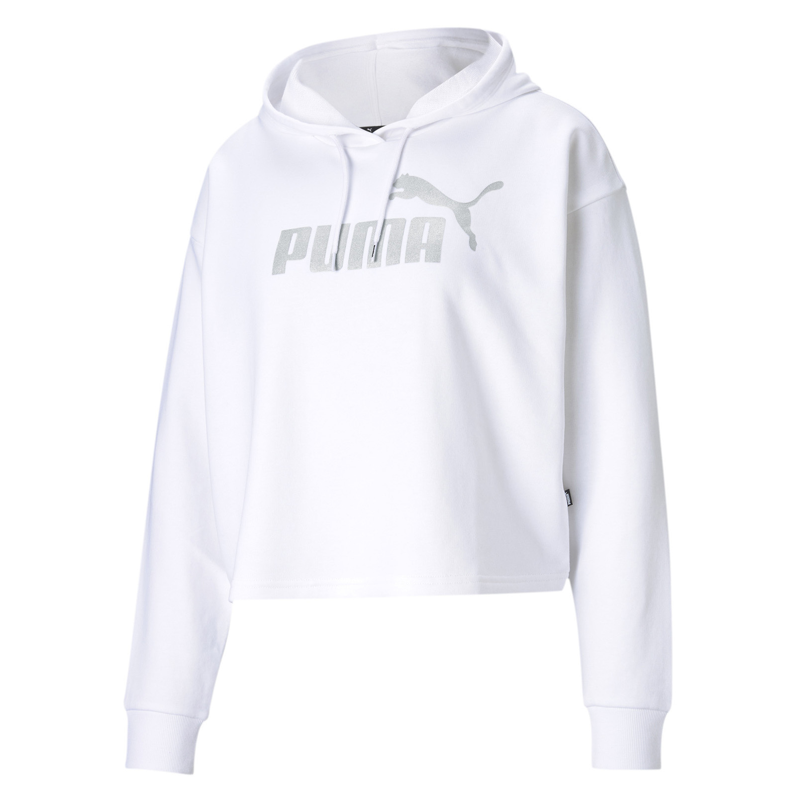 grey and white puma hoodie