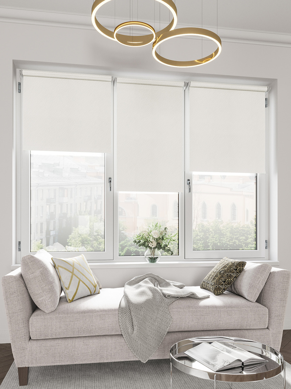 Рулонные шторы LeGrand БРИЗ , размер 52х175 см, белый, Полиэстер купить ...